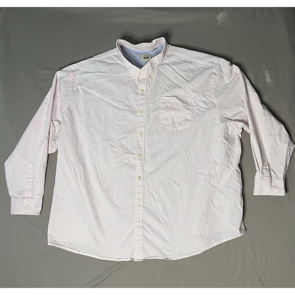 Dockers Oxford Dress Shirt Men's Size 4XL Multicolor Long Sleeve Button Up